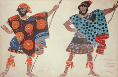 Pirat Kostümentwurf für Daphnis und Chloe, 1913 von Leon Bakst